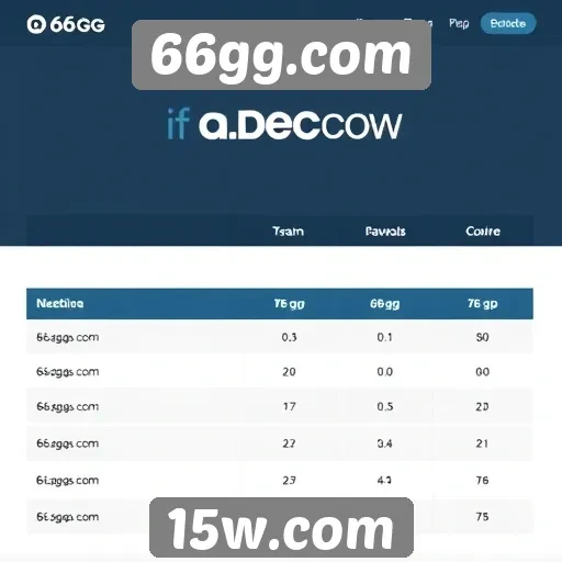 Comparação da usabilidade do 66gg.com com outros sites